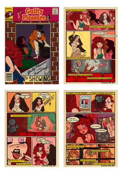 Guilty Pleasure Comic Art Print Bundle (All Pages)