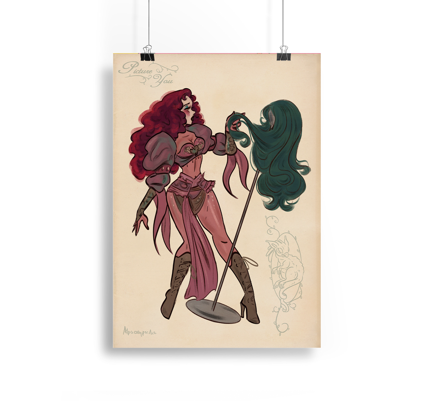 Chappells Print Alpacalypse Art