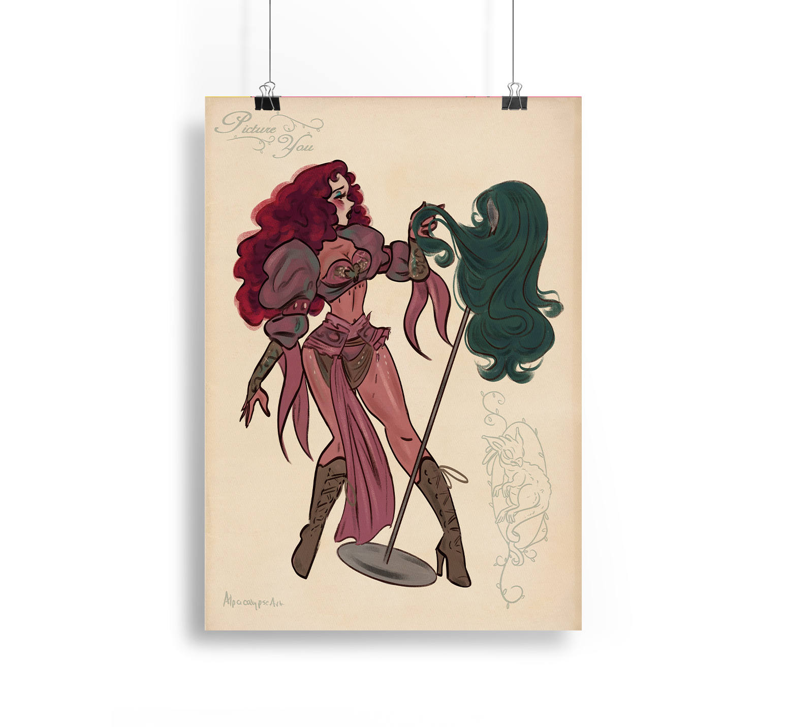 Chappells Print Alpacalypse Art