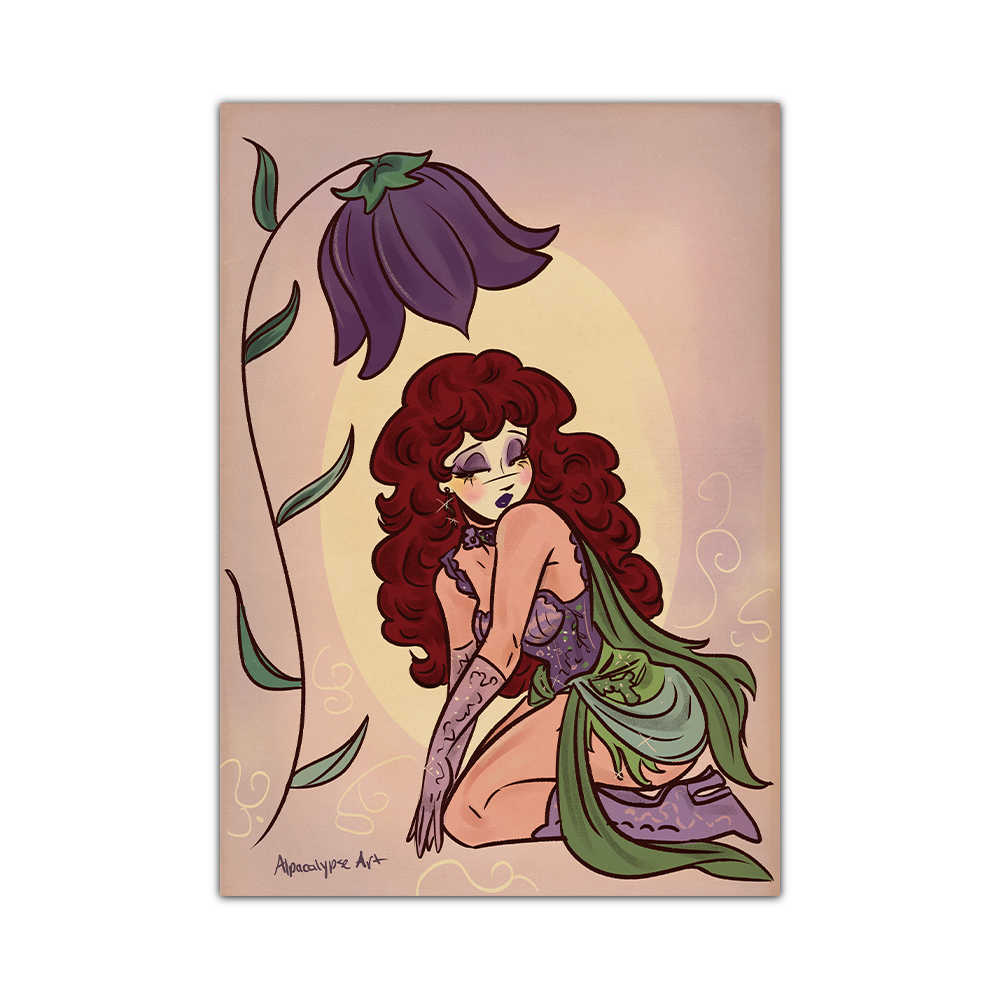 Chappell Girl Art Print Alpacalypse Art