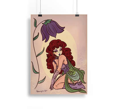 Chappell Girl Art Print Alpacalypse Art