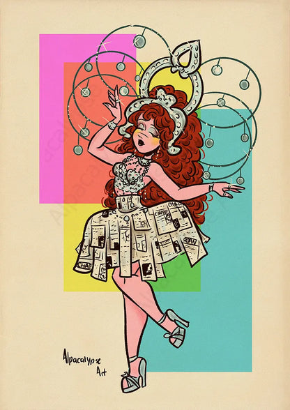Hall Of Fame Chappell Print Alpacalypse Art