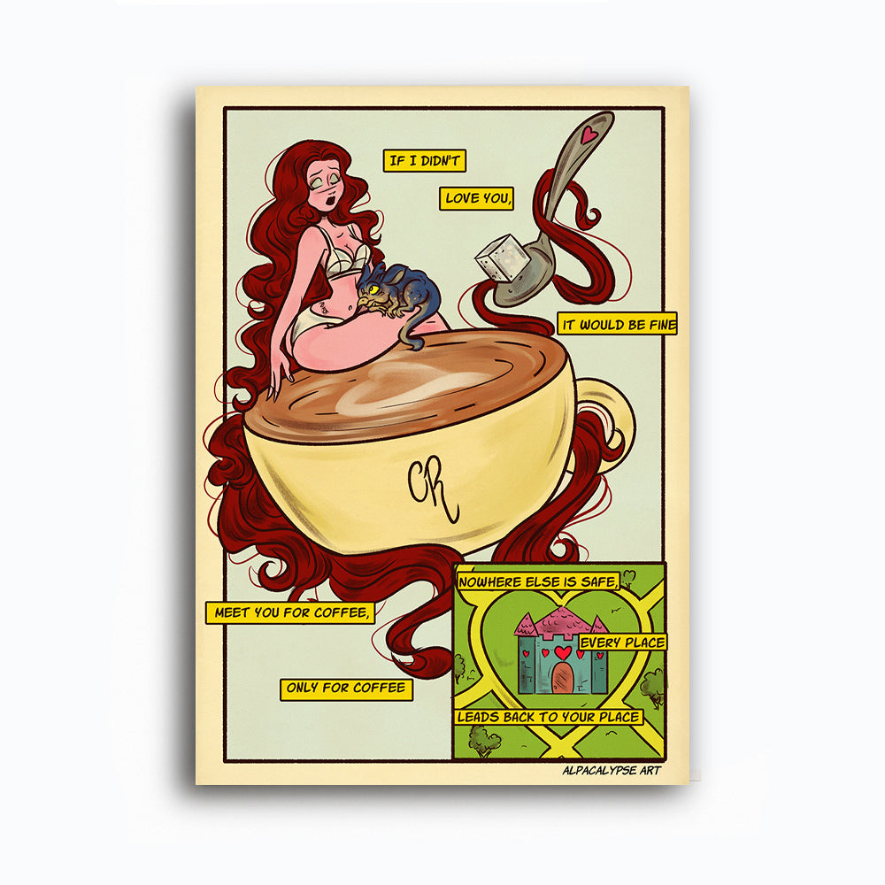 Coffee Comic Chappell Print