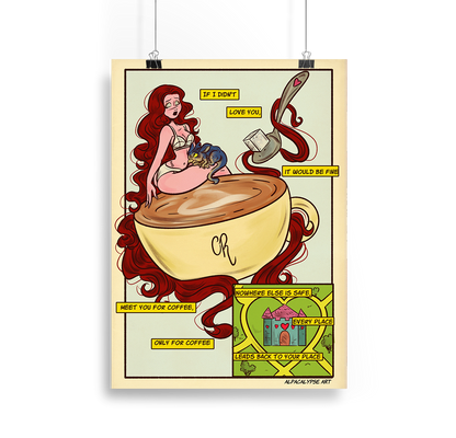 Coffee Comic Chappell Print