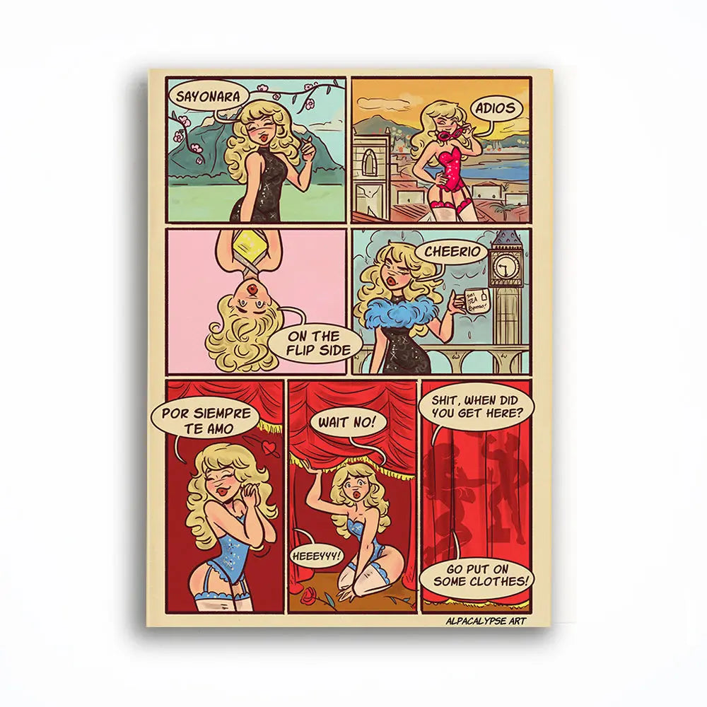Good Byyye Print Alpacalypse Art