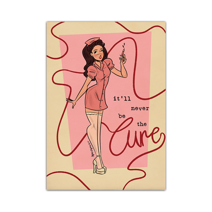 Olivia Rodrigo The Cure Art Print Alpacalypse Art