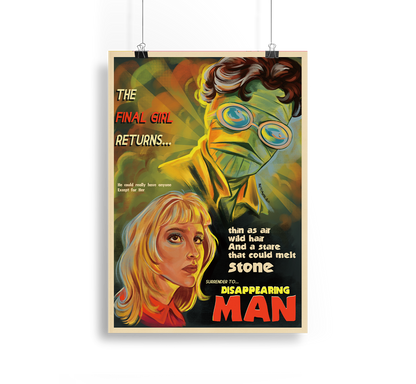 Disappearing Man Print Alpacalypse Art