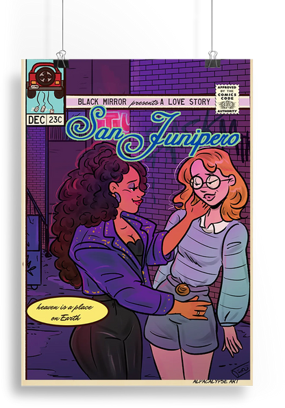 San Junipero Print Alpacalypse Art