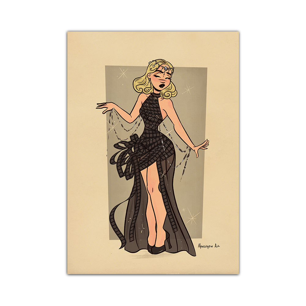 Film Strip Sabrina Print Alpacalypse Art