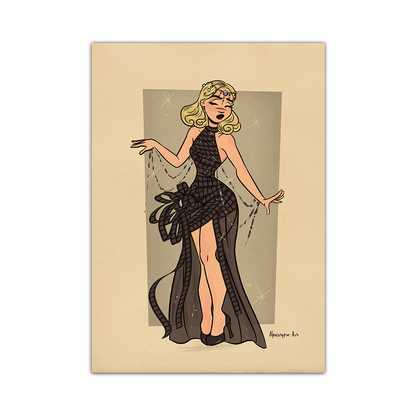 Film Strip Sabrina Print Alpacalypse Art