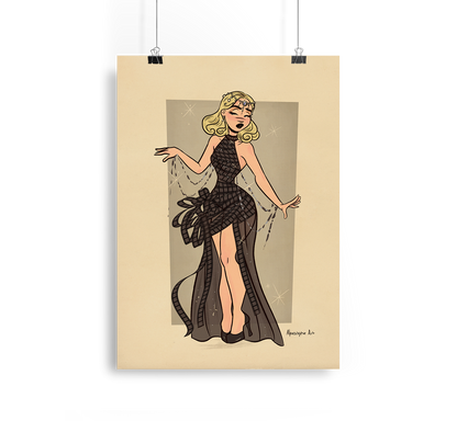 Film Strip Sabrina Print Alpacalypse Art