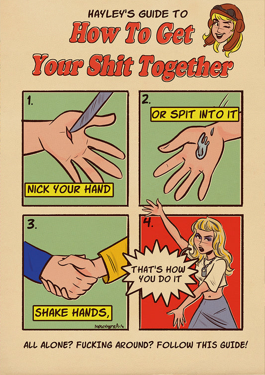 Get Your Shit Together Hayley Williams Print Alpacalypse Art