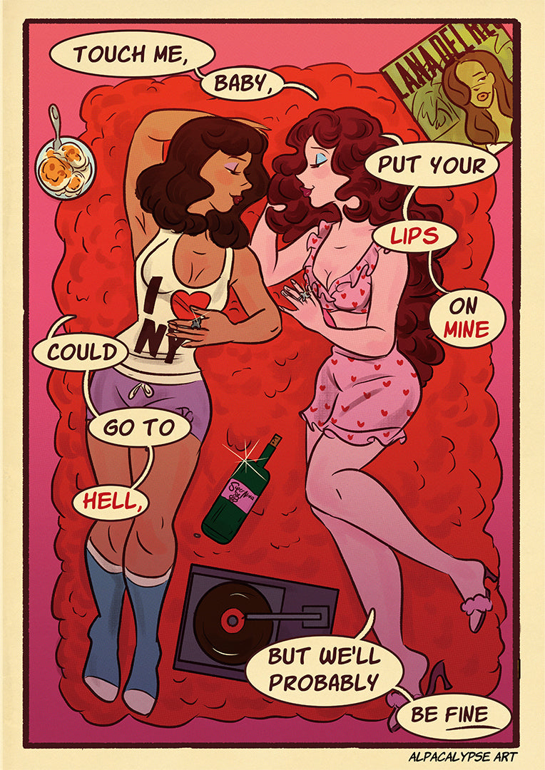 Naked In Manhattan Comic Book Art Print Bundle (All Pages) Alpacalypse Art