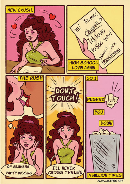 Naked In Manhattan Comic Book Art Print Bundle (All Pages) Alpacalypse Art