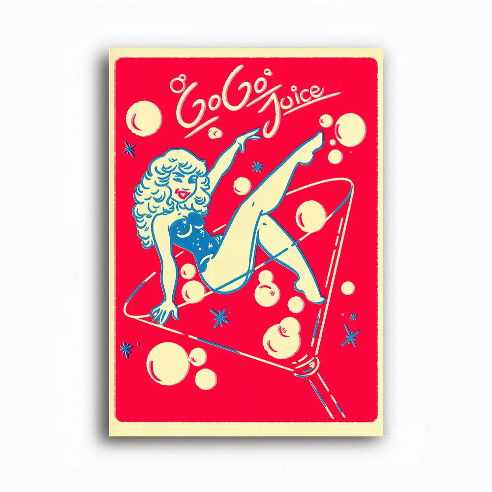 Go Go Pin Up Print Alpacalypse Art