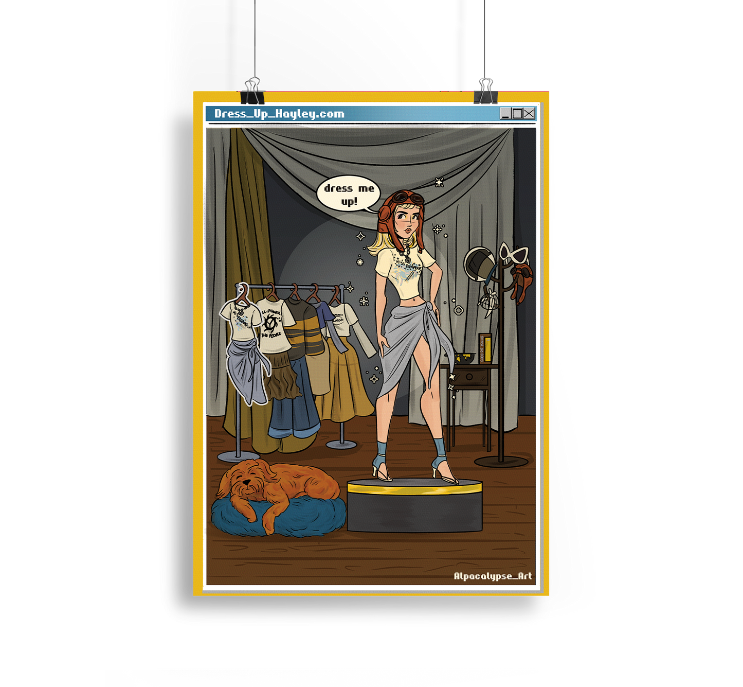 Dress Up Hayley Williams Print Alpacalypse Art