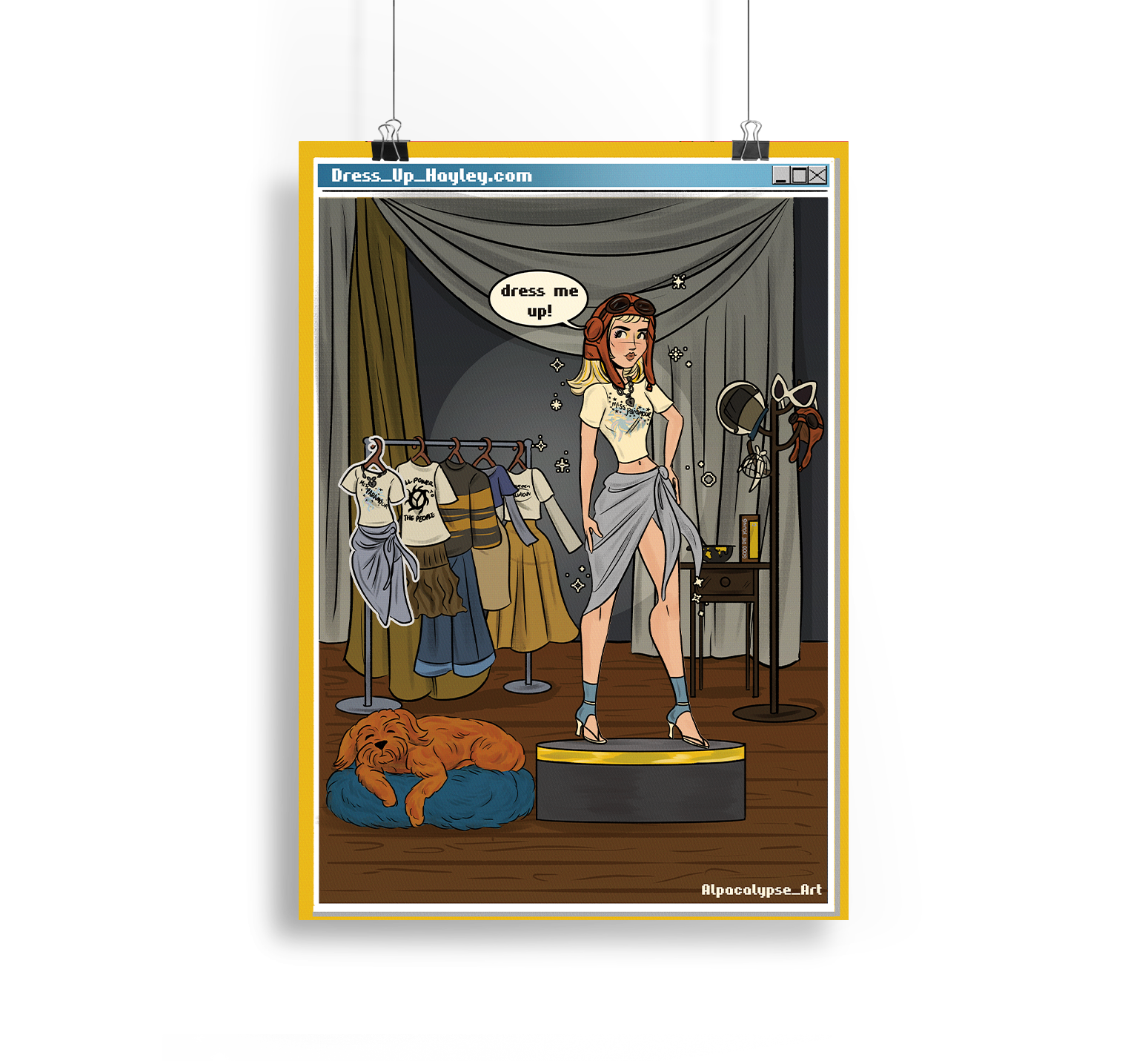 Dress Up Hayley Williams Print Alpacalypse Art