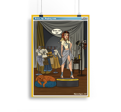 Dress Up Hayley Williams Print Alpacalypse Art