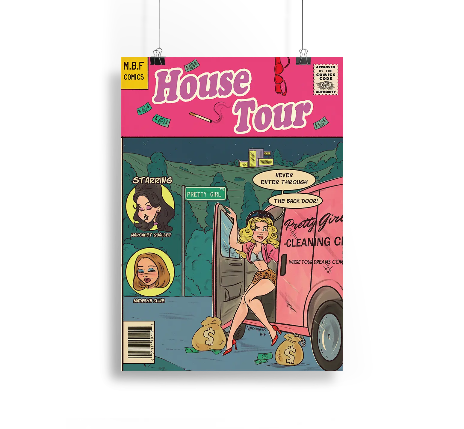 Sabrina's House Tour Print Alpacalypse Art