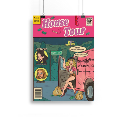 Sabrina's House Tour Print Alpacalypse Art