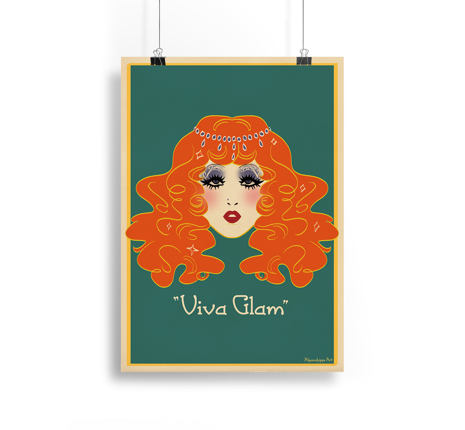Viva Glam II Art Print Alpacalypse Art
