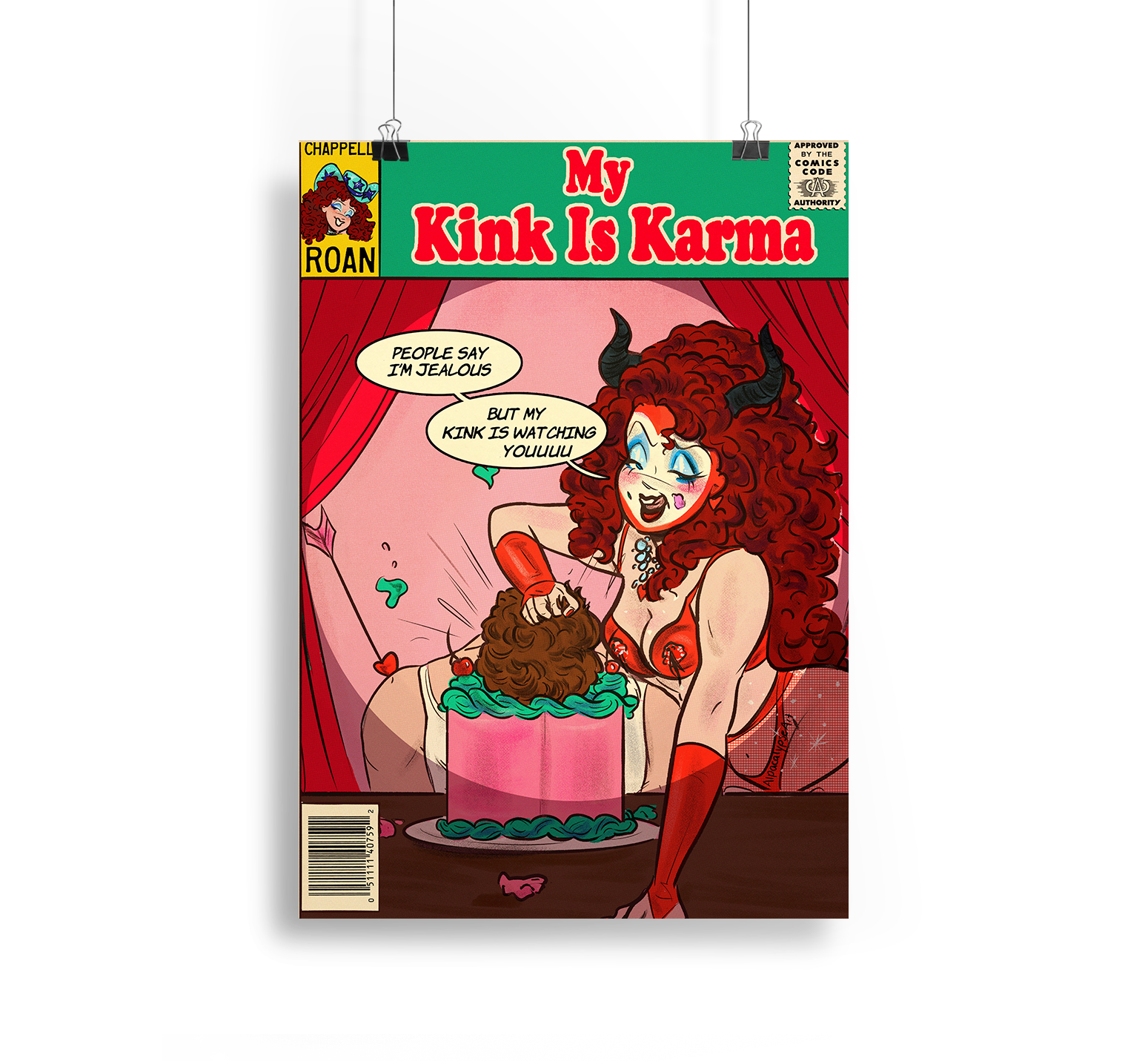 Chappell Roan's My Kink Is Karma Cover Print Alpacalypse Art