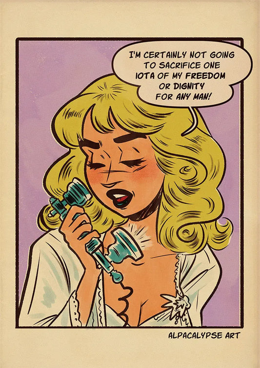 Telephone Sabrina Print Alpacalypse Art