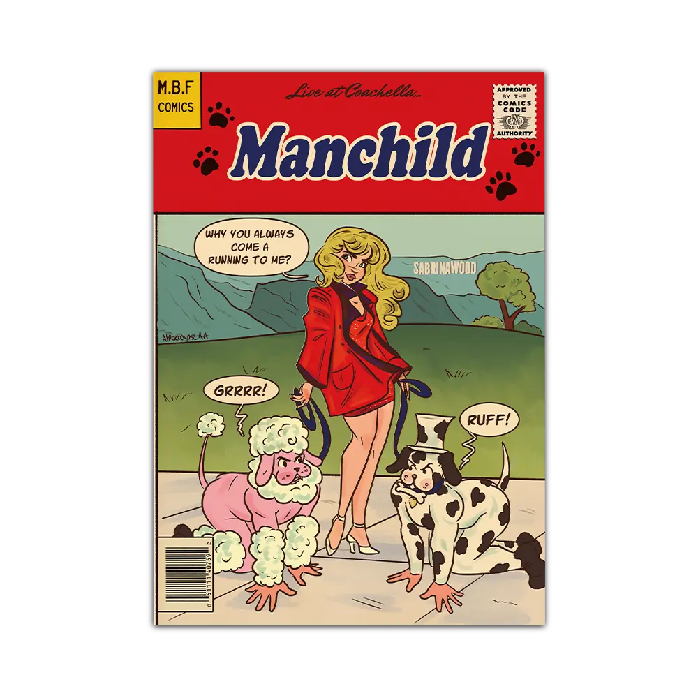 Doggy Style Manchild Print Alpacalypse Art