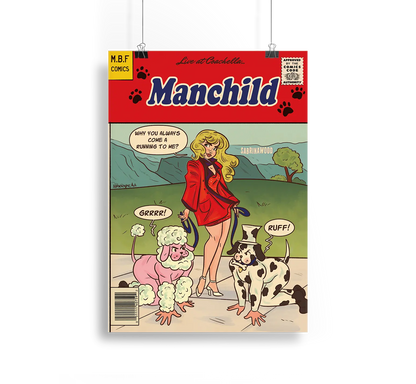 Doggy Style Manchild Print Alpacalypse Art