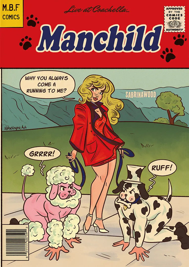 Doggy Style Manchild Print Alpacalypse Art
