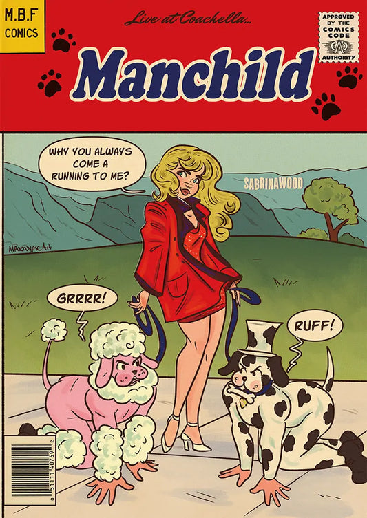 Doggy Style Manchild Print Alpacalypse Art