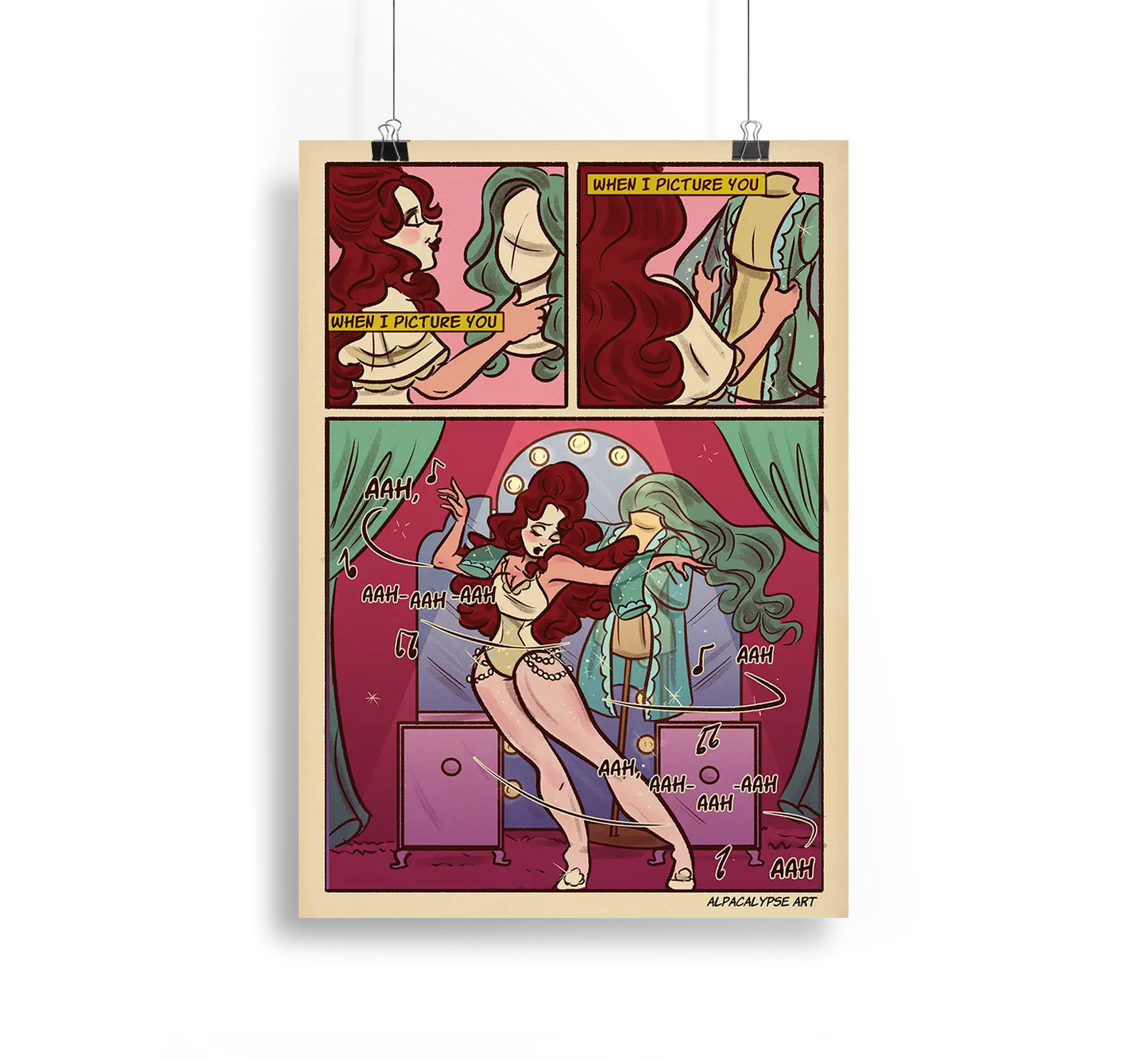 Picture You Comic Page 4 Print Alpacalypse Art
