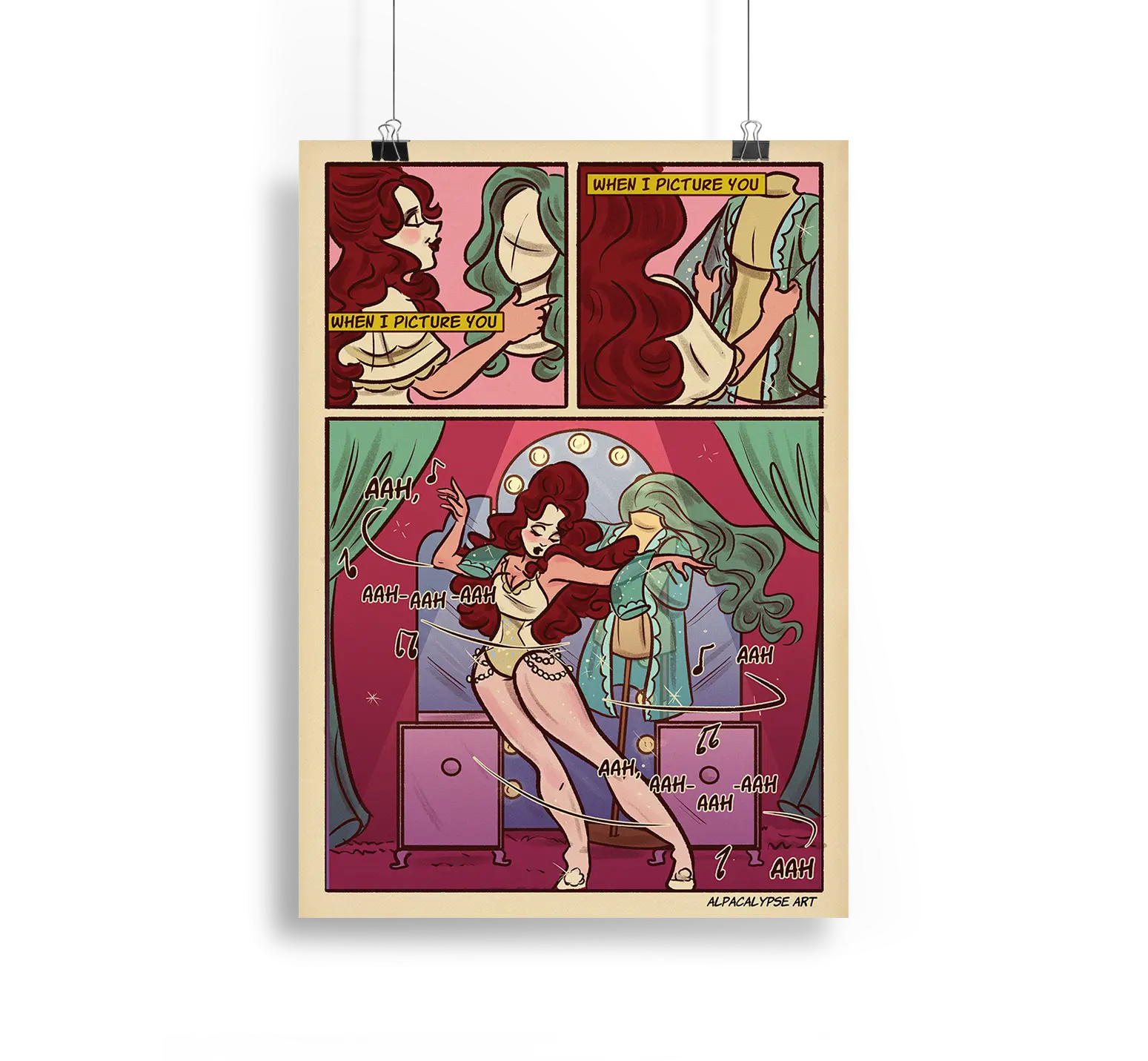 Picture You Comic Page 4 Print Alpacalypse Art
