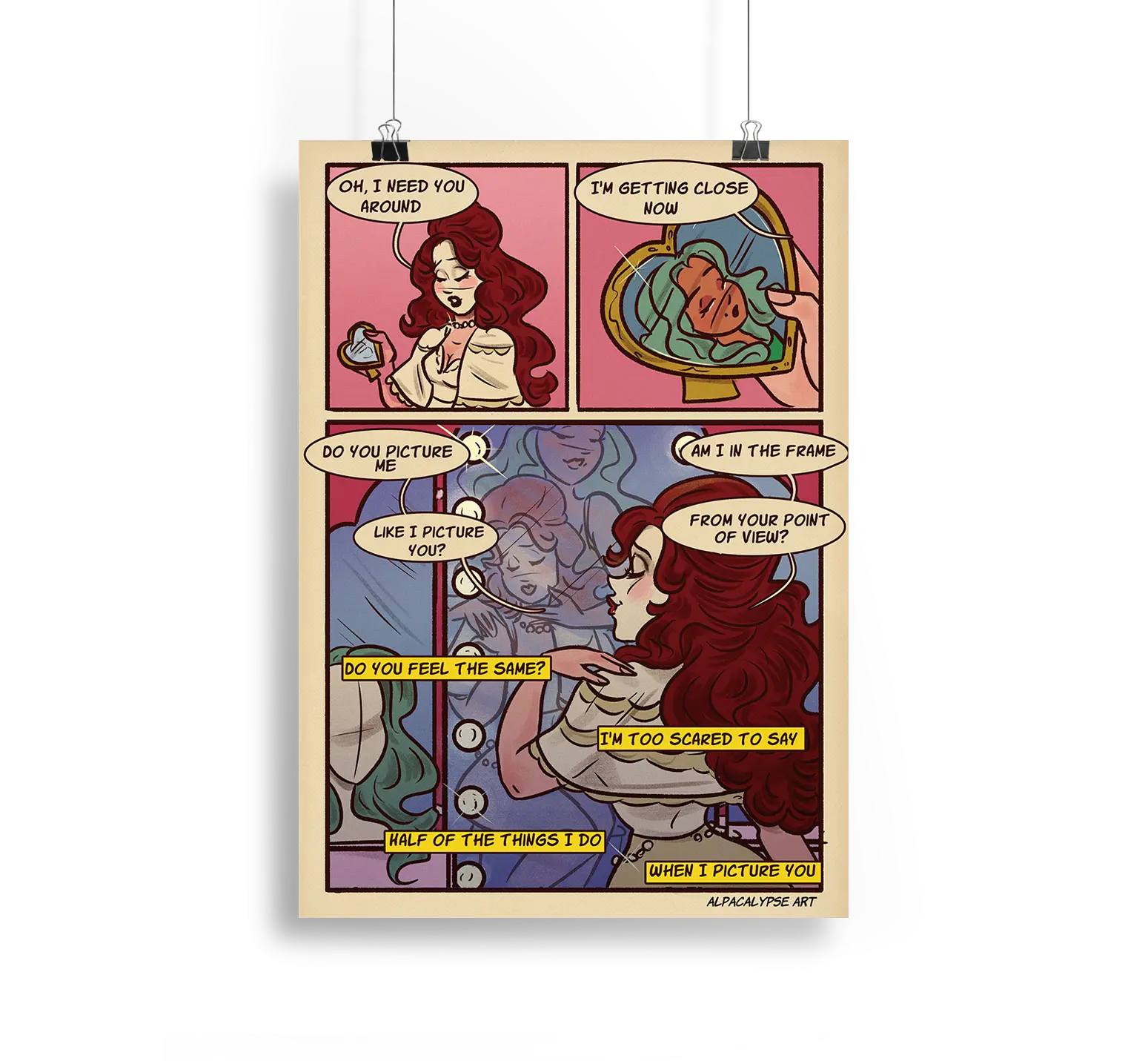 Picture You Comic Page 2 Print Alpacalypse Art