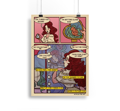 Picture You Comic Page 2 Print Alpacalypse Art