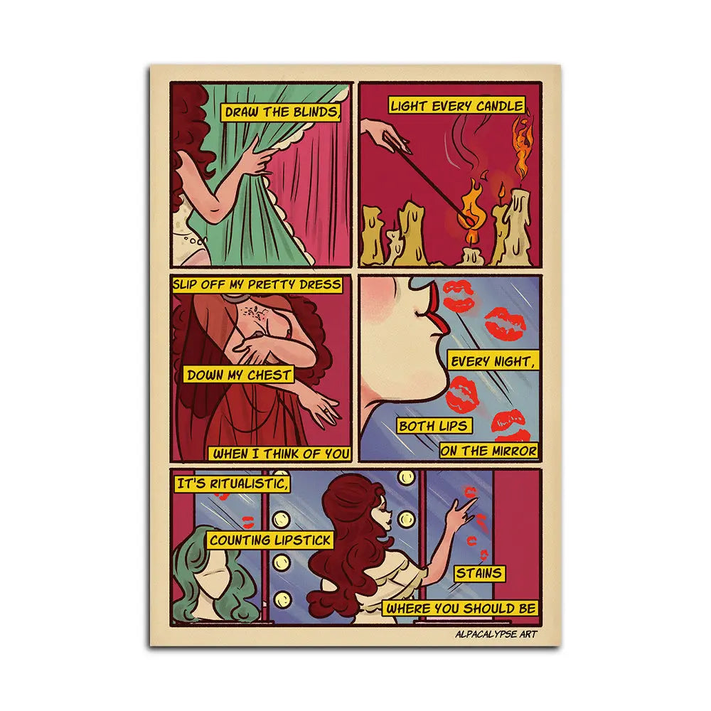 Picture You Comic Page 1 Print Alpacalypse Art