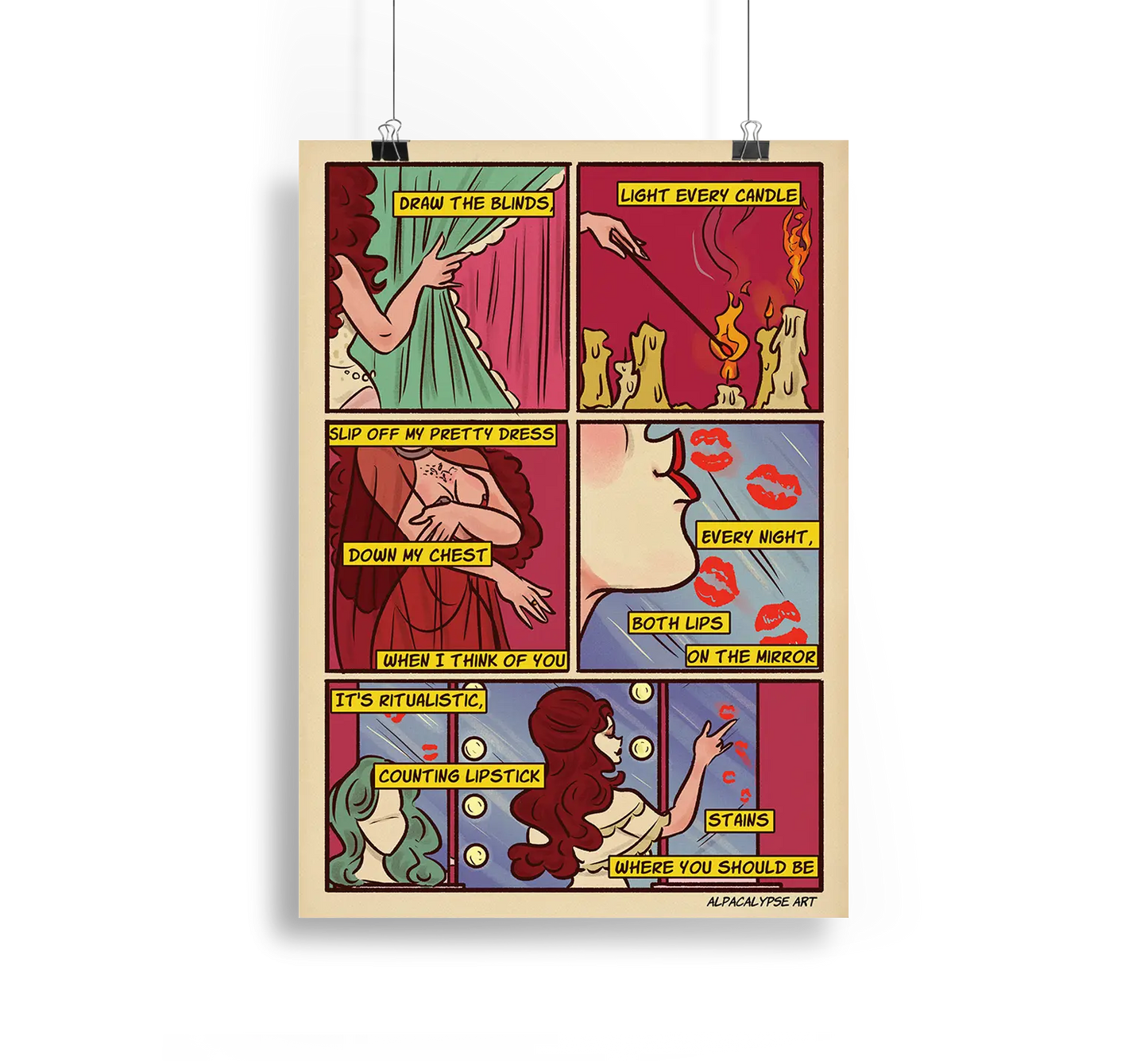 Picture You Comic Page 1 Print Alpacalypse Art