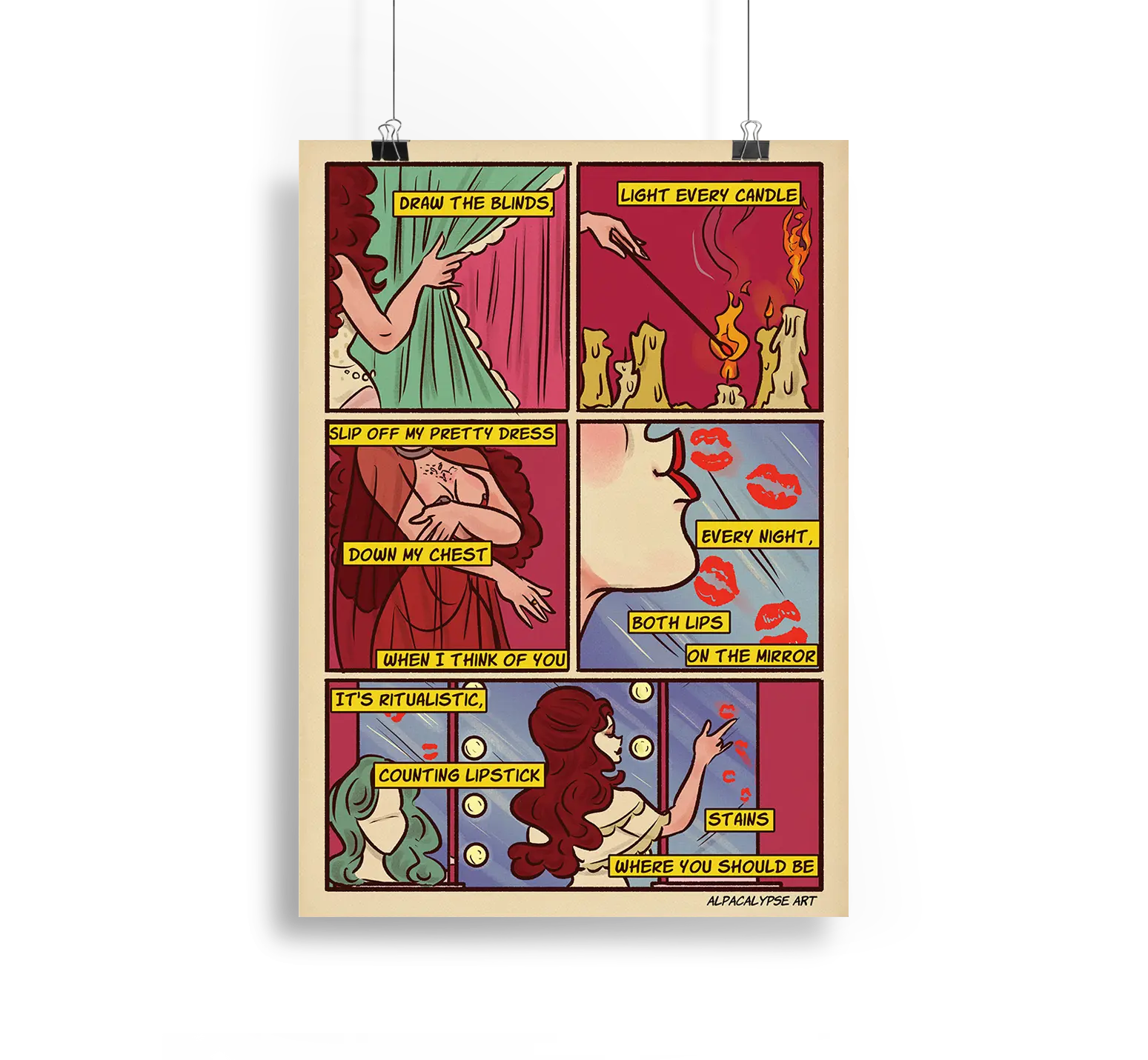 Picture You Comic Page 1 Print Alpacalypse Art