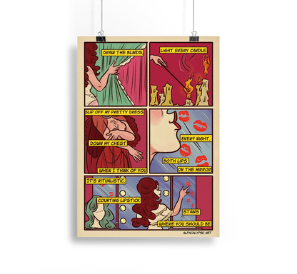 Picture You Comic Page 1 Print Alpacalypse Art
