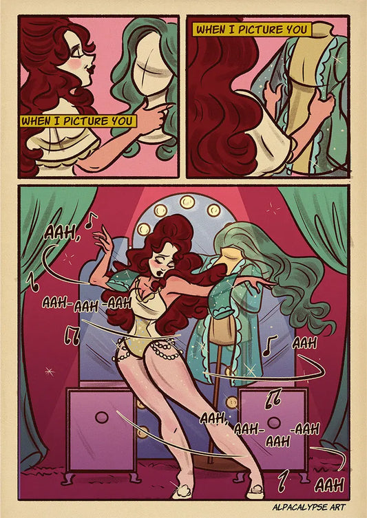 Picture You Comic Page 4 Print Alpacalypse Art