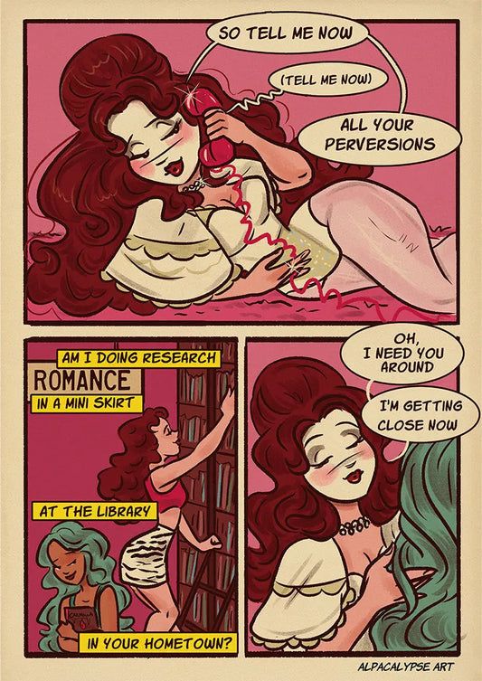 Picture You Comic Page 3 Print Alpacalypse Art