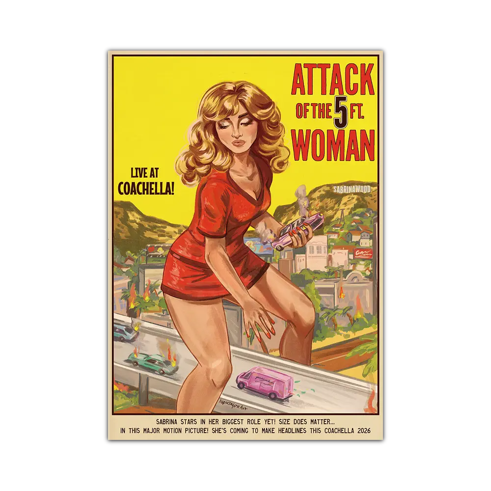 5ft Woman Print Alpacalypse Art