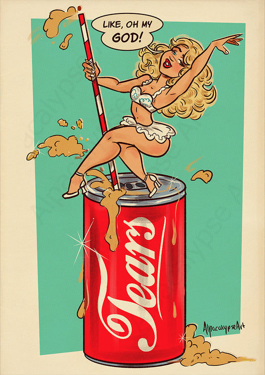 Sabrina Tears Soda Art Print