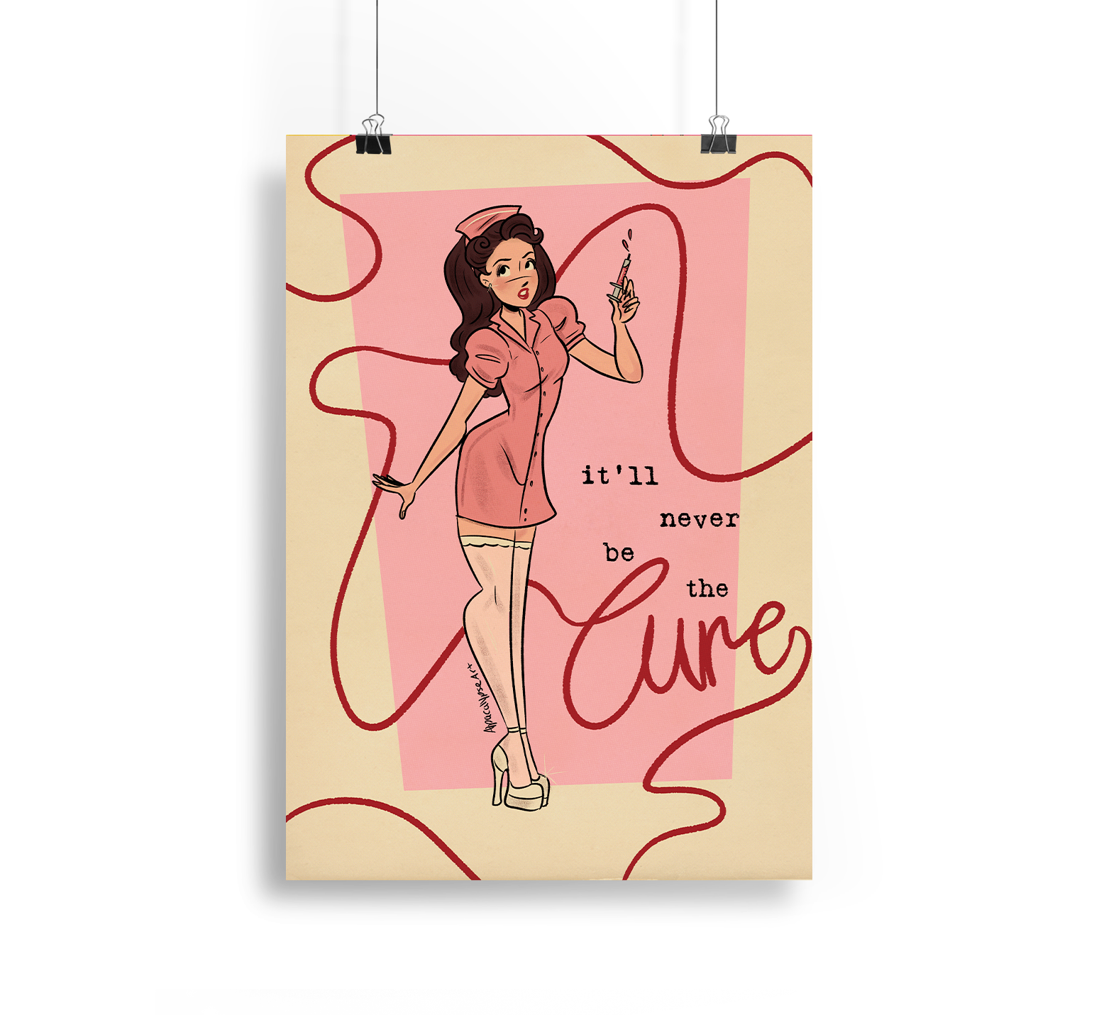 Olivia Rodrigo The Cure Art Print Alpacalypse Art