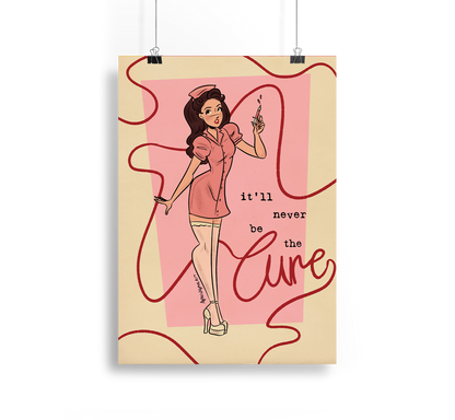 Olivia Rodrigo The Cure Art Print Alpacalypse Art