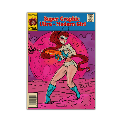 Chappell Roan's Super Graphic Ultra-Modern Girl Cover Print Alpacalypse Art