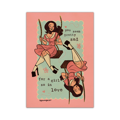 Swing Liv In Love Art Print Alpacalypse Art