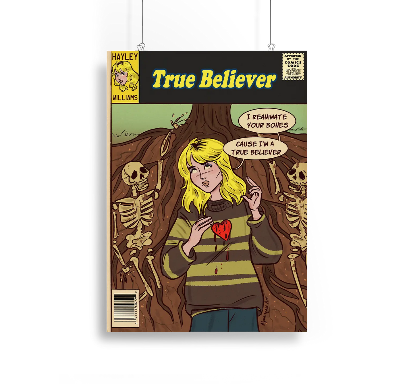 Hayley Williams True Believer Print Alpacalypse Art