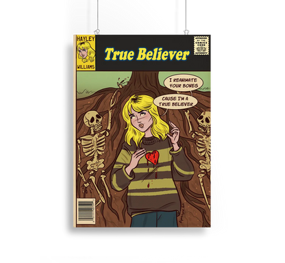 Hayley Williams True Believer Print Alpacalypse Art