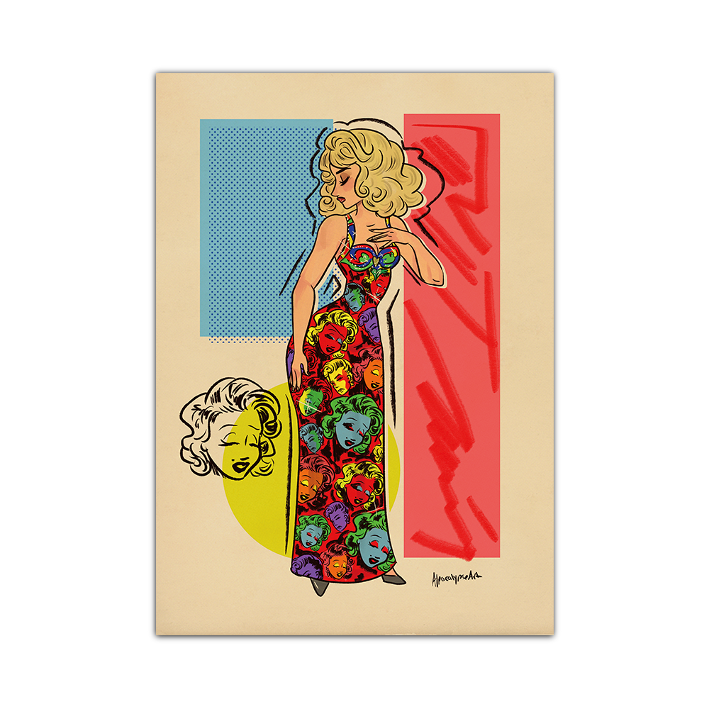 Sabrina Versace Print Alpacalypse Art